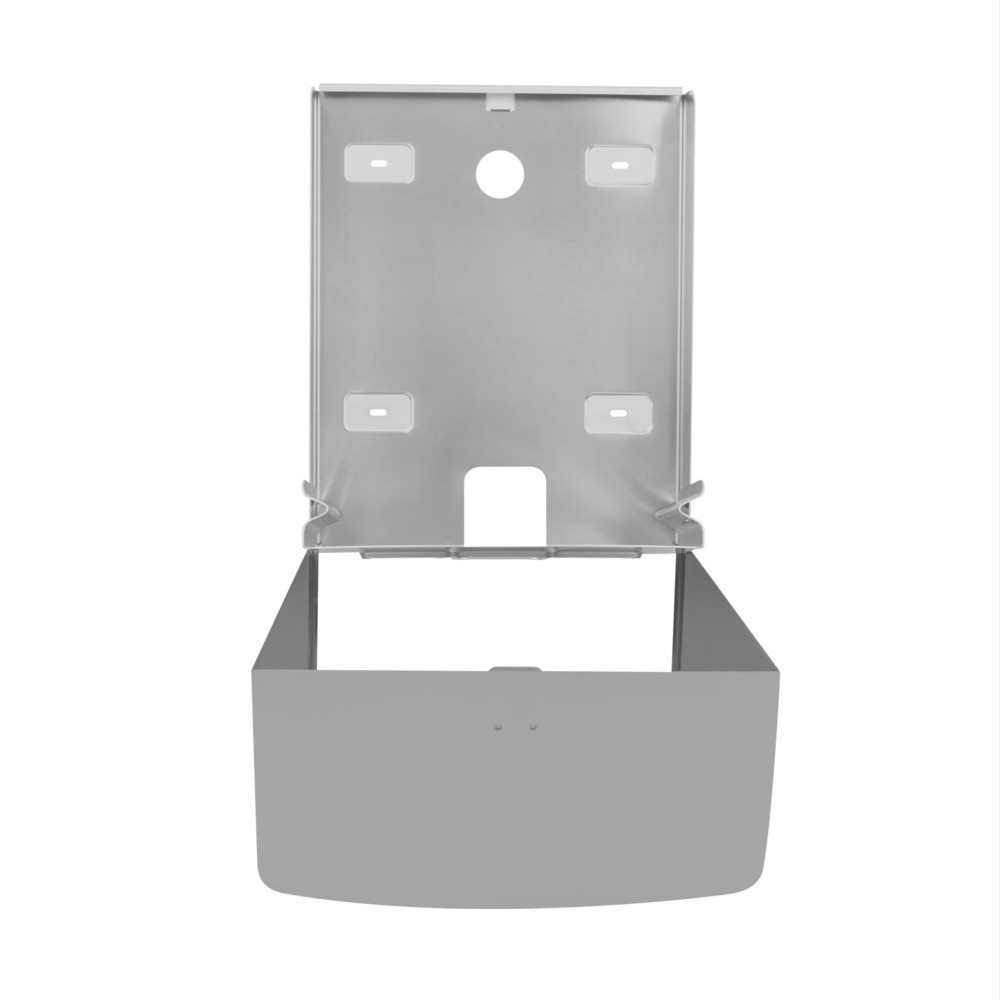 Produktabbildung Nr. 3: Distributeur d’essuie-mains en papier Air-Wolf pour jusqu’à 600 essuie-mains pliés en acier inoxydable brossé