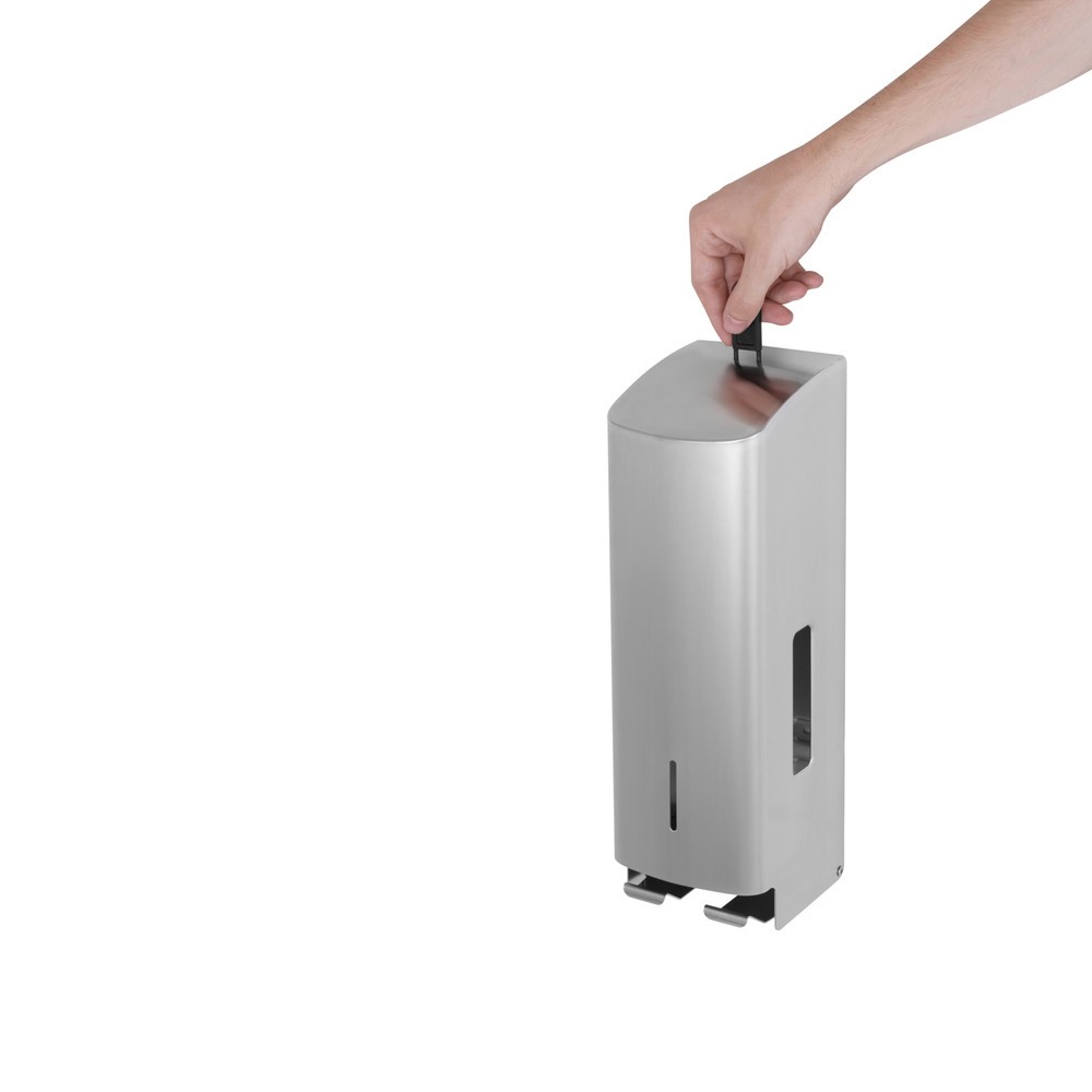 Produktabbildung Nr. 7: Distributeur de papier toilette Air-Wolf pour 3 rouleaux de papier toilette, acier inoxydable brossé