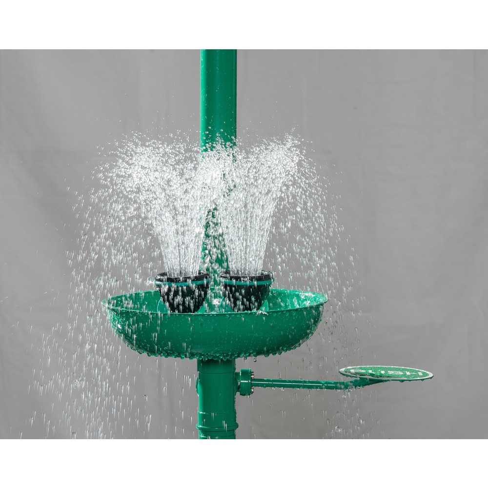 Produktabbildung Nr. 3: Douche oculaire de sécurité B-Safety ClassicLine, cuvette de récupération, montage mural