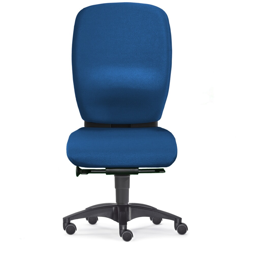 Produktabbildung Nr. 1: Ergonomische draaistoel PROFI m. XXL-zitting, blauw