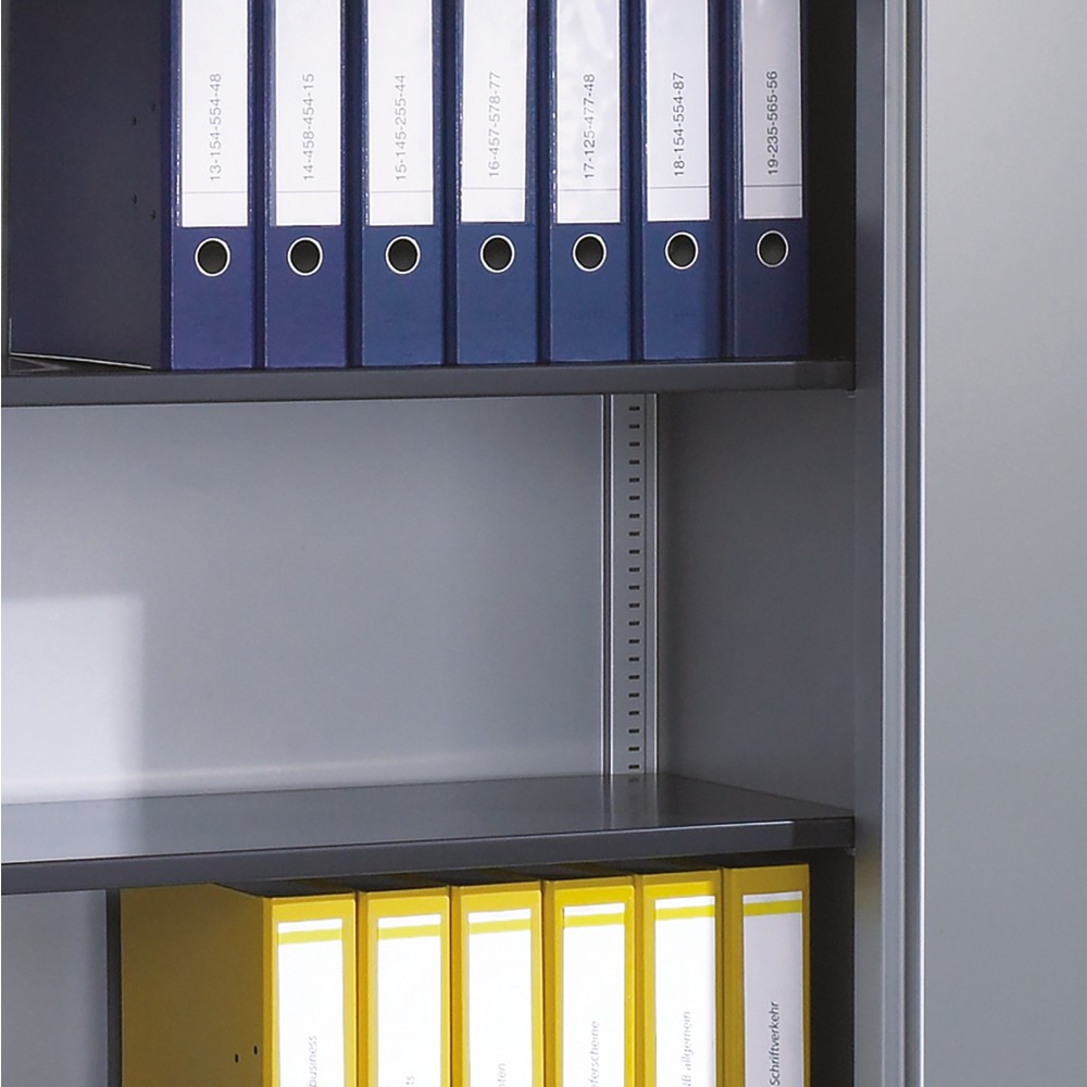 Produktabbildung Nr. 2: Schuifdeurkast C+P Asisto, 5 OH, breedte 1.200 mm, verkeerswit, verkeerswit