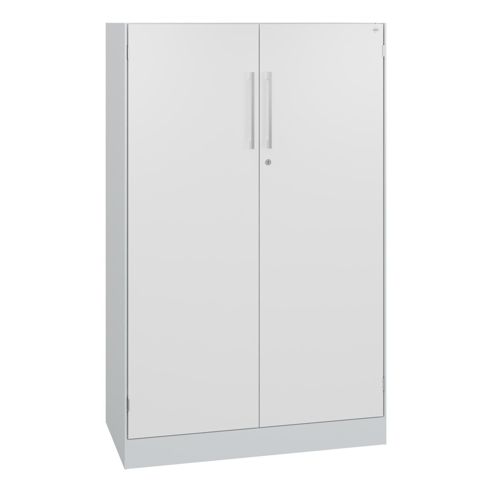 Productafbeelding nr. 1: Draaideurkast C+P Asisto, 3 OH, breedte 800 mm, lichtgrijs, verkeerswit