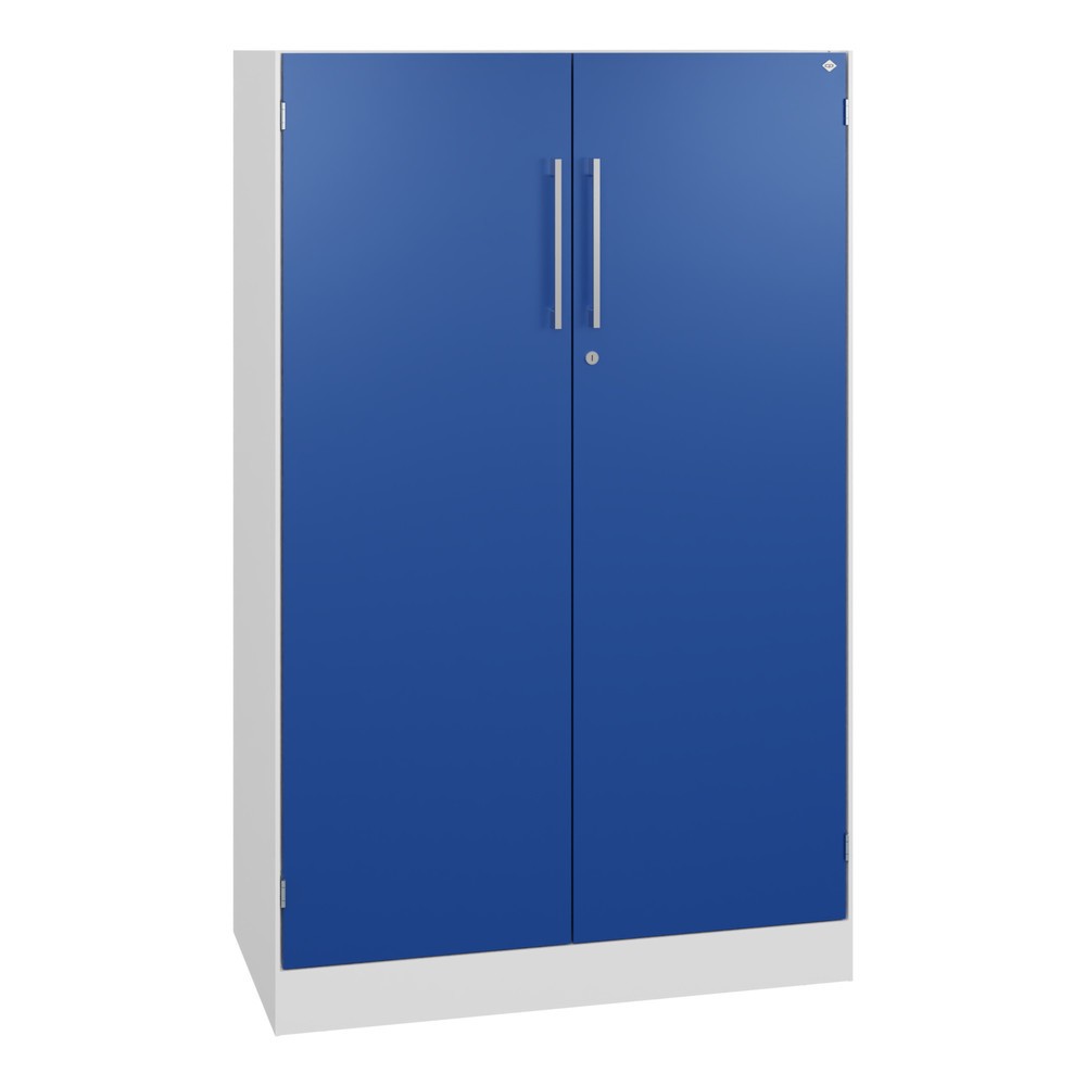 Productafbeelding nr. 1: Draaideurkast C+P Asisto, 3 OH, breedte 800 mm, verkeerswit, gentiaanblauw