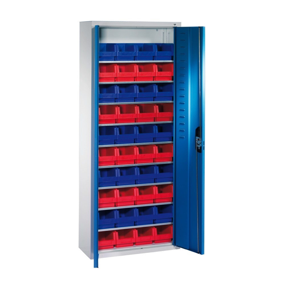 Produktabbildung Nr. 1: Draaideurkast C+P met bakken, hxbxd 1.690 x 700 x 300 mm, 40x maat 3