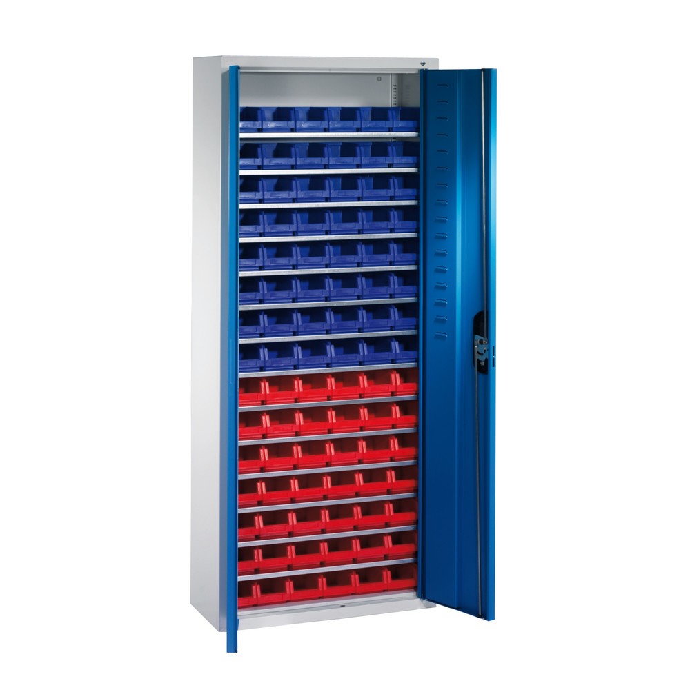 Produktabbildung Nr. 1: Draaideurkast C+P met bakken, hxbxd 1.690 x 700 x 300 mm, 90x maat 2
