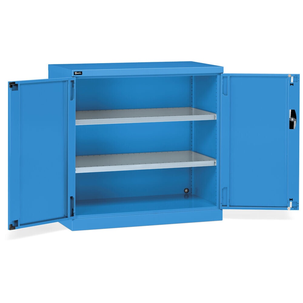 Produktabbildung Nr. 3: Draaideurkast Fami PERFOM, 2 legborden, hxbxd 1.000 x 1.023 x 555 mm, lichtblauw