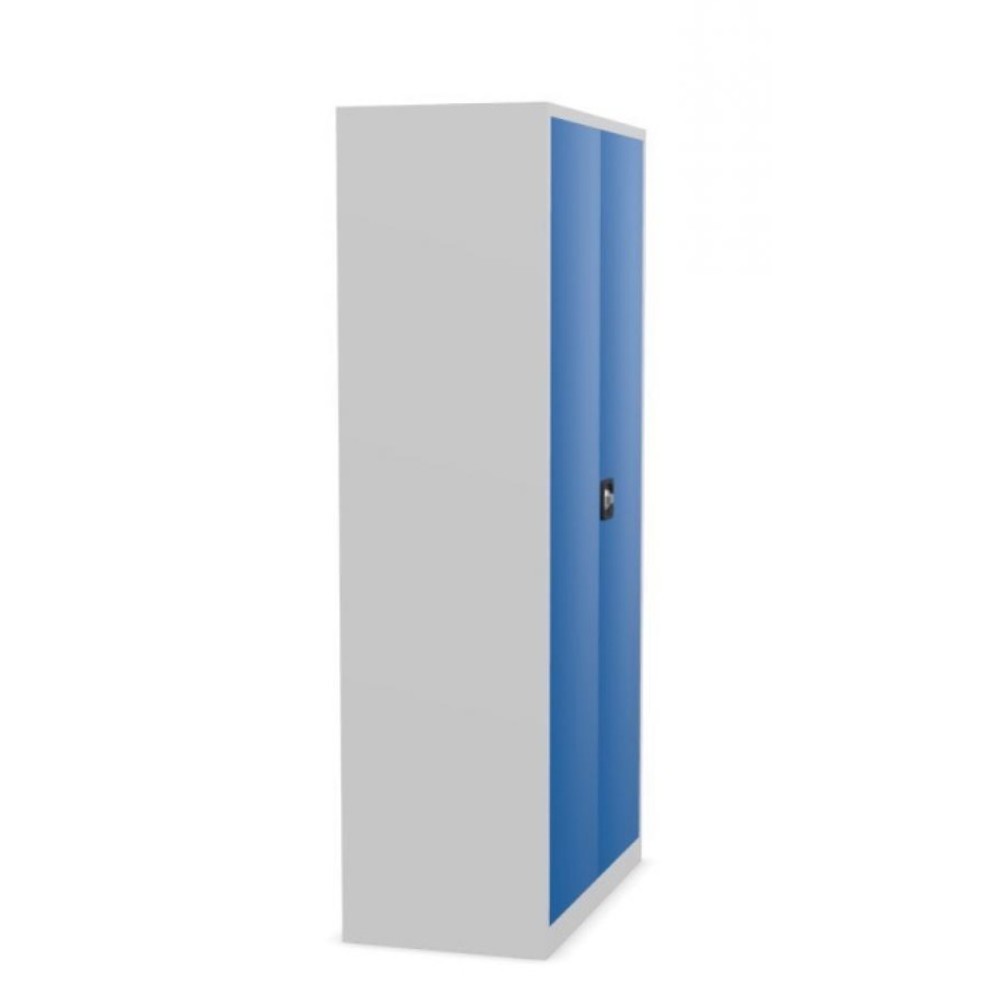 Produktabbildung Nr. 4: Draaideurkast HEMMDAL HF-ST, 5 OH, hxbxd 1950 x 1200 x 420 mm, gepoedercoate legborden, lichtgrijs / gentiaanblauw