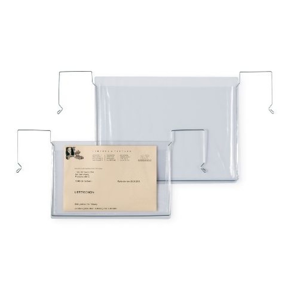 Product afbeelding: Drahtbügeltasche, A5 quer ohne Klappe, 165 x 245 mm, 1 VE = 200 Stk