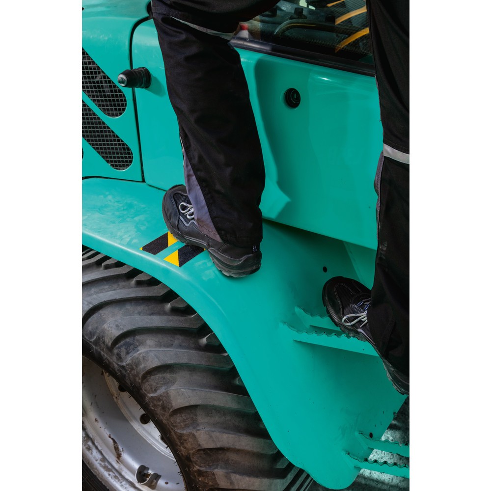 Productafbeelding nr. 2: DURABLE antislipband DURALINE® GRIP+, breedte 25 mm, geel/zwart, 5 stuks/VE.