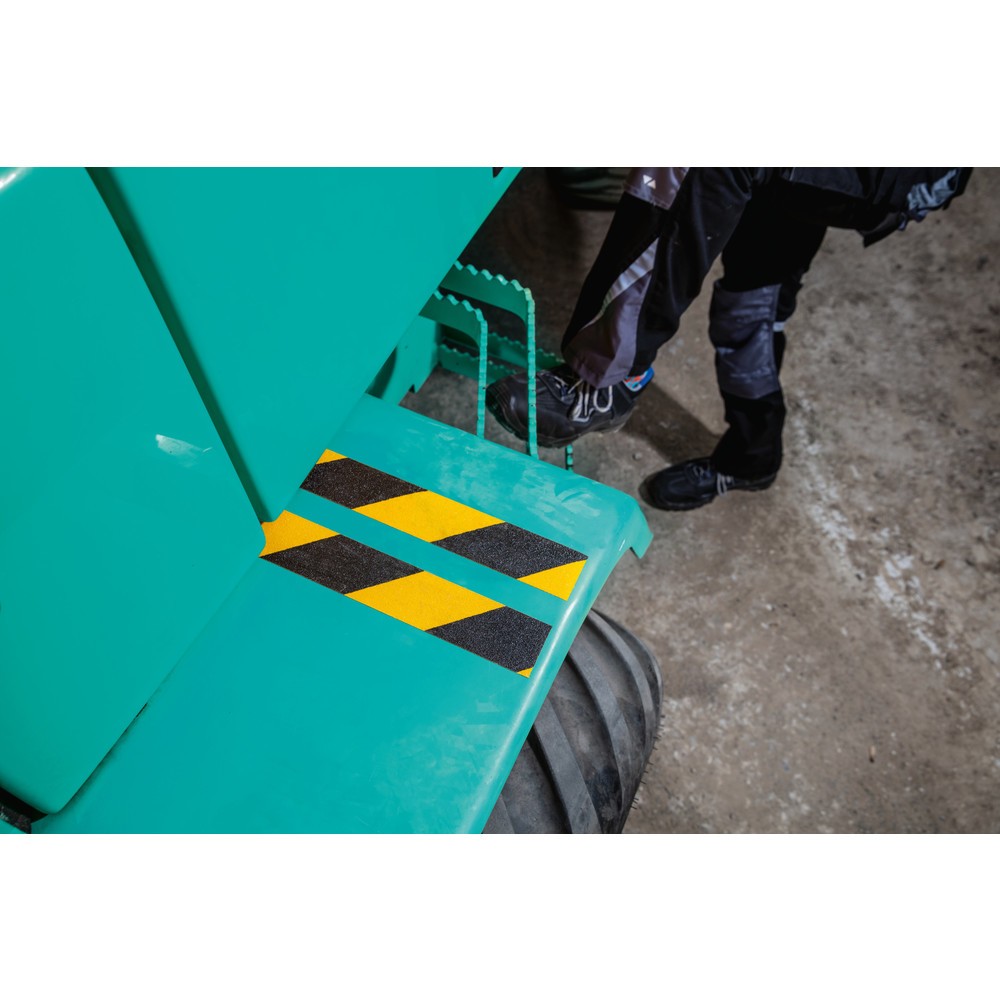 Productafbeelding nr. 7: DURABLE antislipband DURALINE® GRIP+, breedte 25 mm, geel/zwart, 5 stuks/VE.