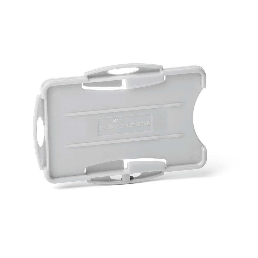 Product afbeelding: DURABLE ID-kaarthouder ECO voor 2 kaarten, grijs, 20 stuks/pak.