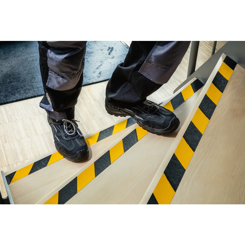 Produktabbildung Nr. 3: DURABLE Bande antidérapante DURALINE® GRIP, largeur 50 mm, jaune/noir, 2 pcs/UV