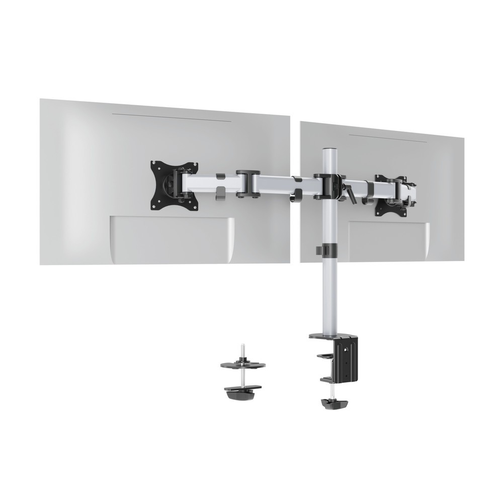 N° de l'image du produit 3 : DURABLE Support d’écran SELECT pour 2 écrans, fixation sur table
