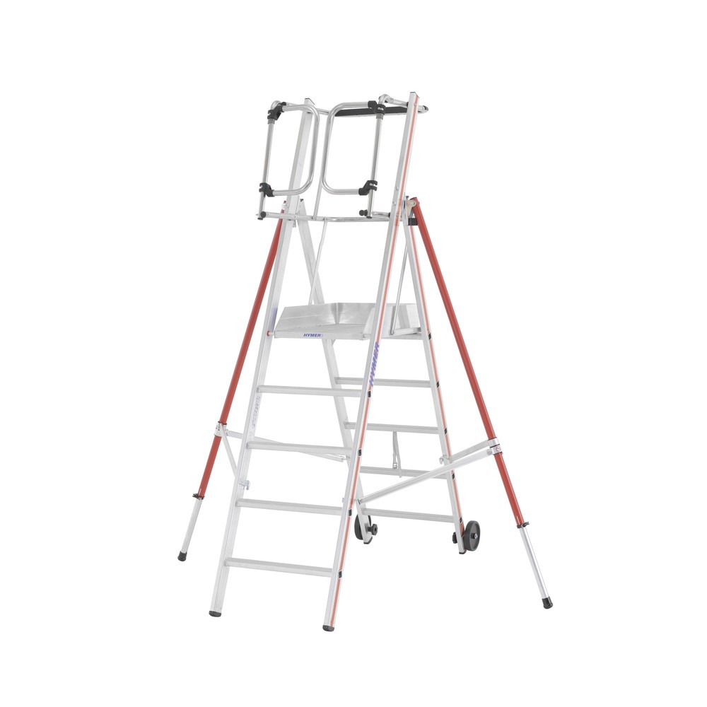 Produktabbildung Nr. 1: Échelle plate-forme HYMER, mobile et pliable, hauteur de 1,16 m