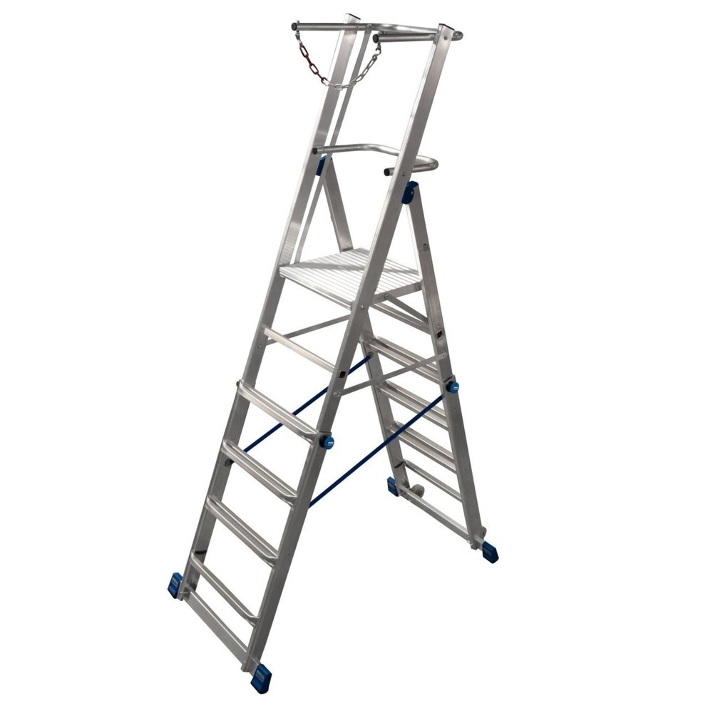 Produktabbildung Nr. 1: Échelle plate-forme télescopique KRAUSE® STABILO, 6 à 8 barreaux