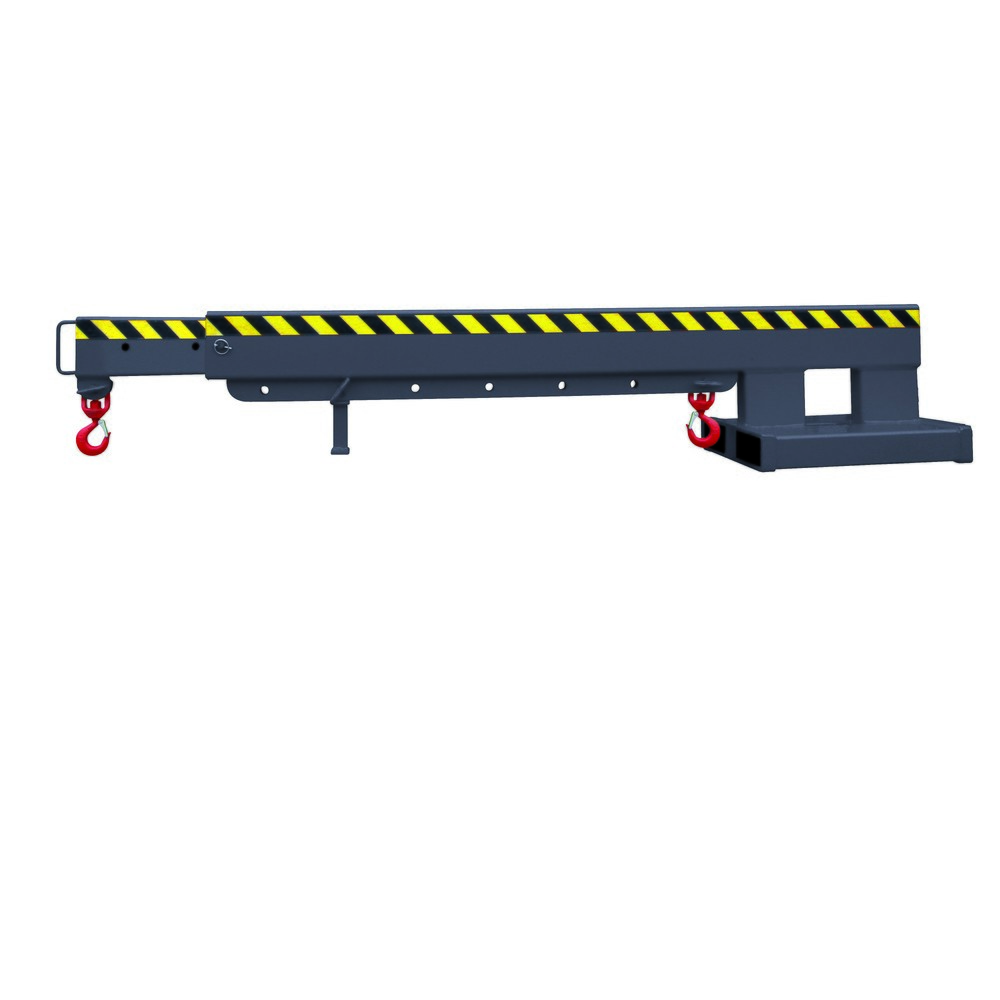 Produktabbildung Nr. 1: Eichinger® Bras de grue télescopique, 2 500 kg, gris anthracite