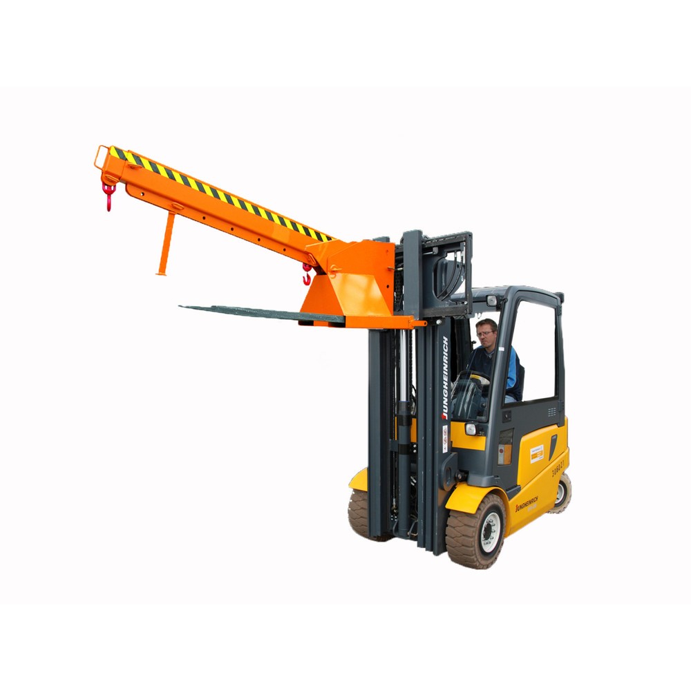 Produktabbildung Nr. 1: Eichinger® Bras de grue télescopique et réglable en hauteur, 2 500 kg, orangé pur