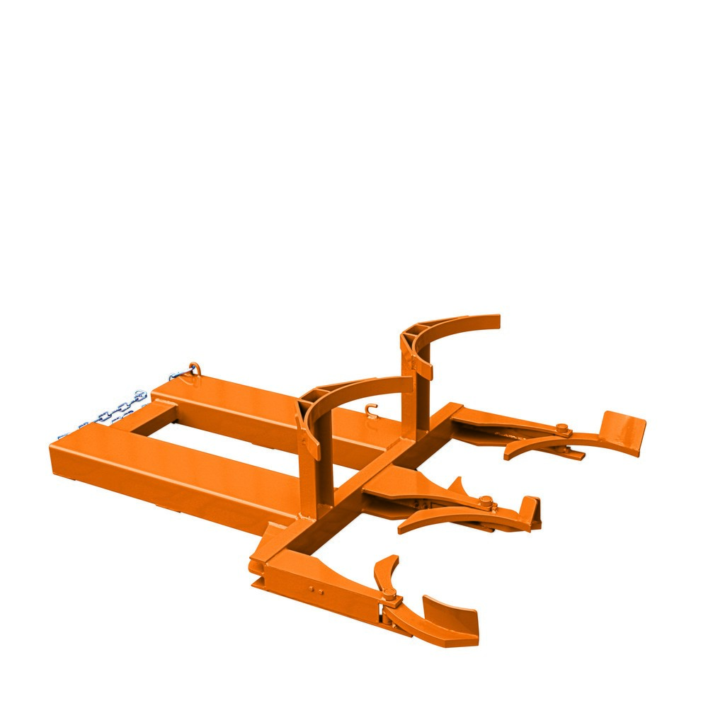 Produktabbildung Nr. 1: Eichinger® Lève-fûts pour fûts debout, 1 fût de 120 l, orangé pur