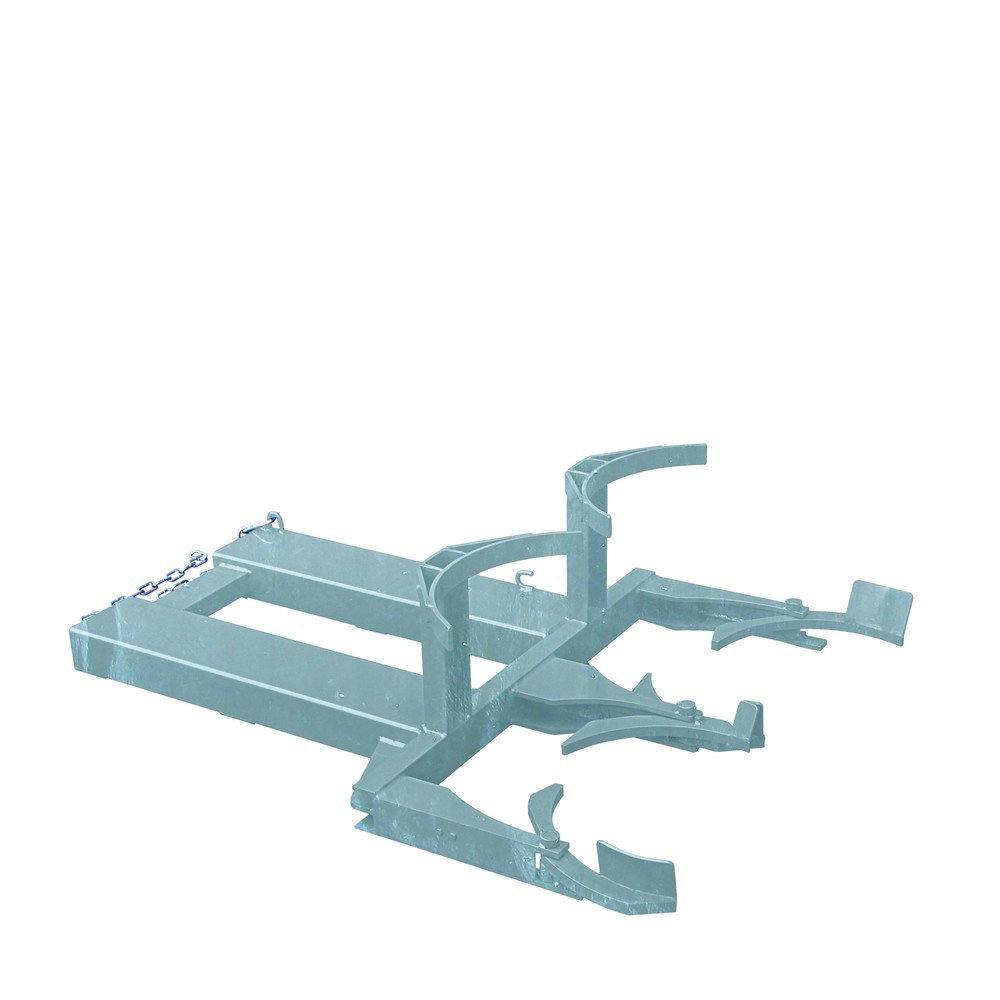 Produktabbildung Nr. 1: Eichinger® Lève-fûts pour fûts debout, 1 fût de 120 l, galvanisé à chaud