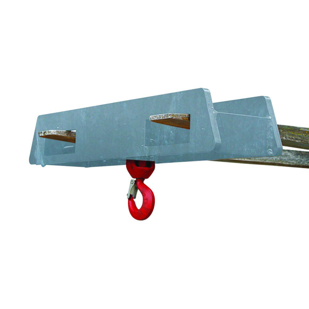 Produktabbildung Nr. 1: Eichinger® Rehausse de chariot pour crochet de levage sur deux bras de fourche, 2 500 kg, galvanisée à chaud
