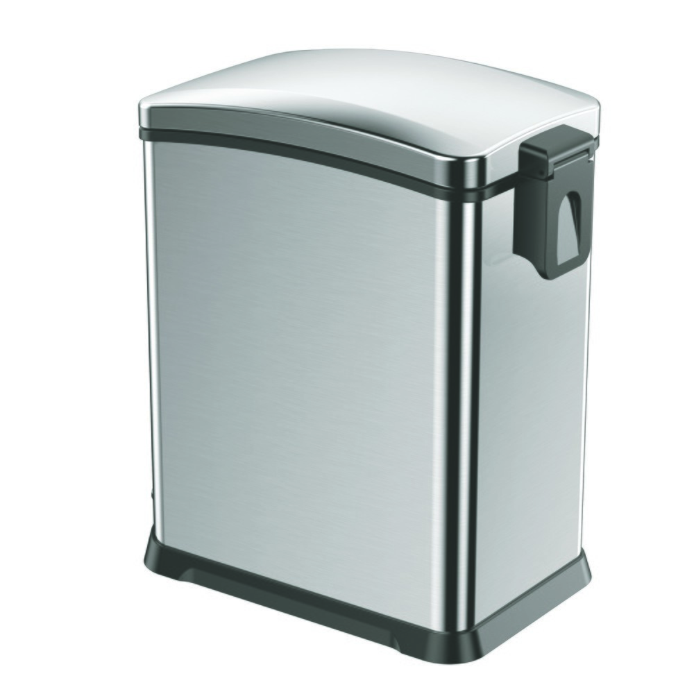 Produktabbildung Nr. 2: EKO Poubelle à pédale New Rejoice, 15 litres, acier inoxydable mat