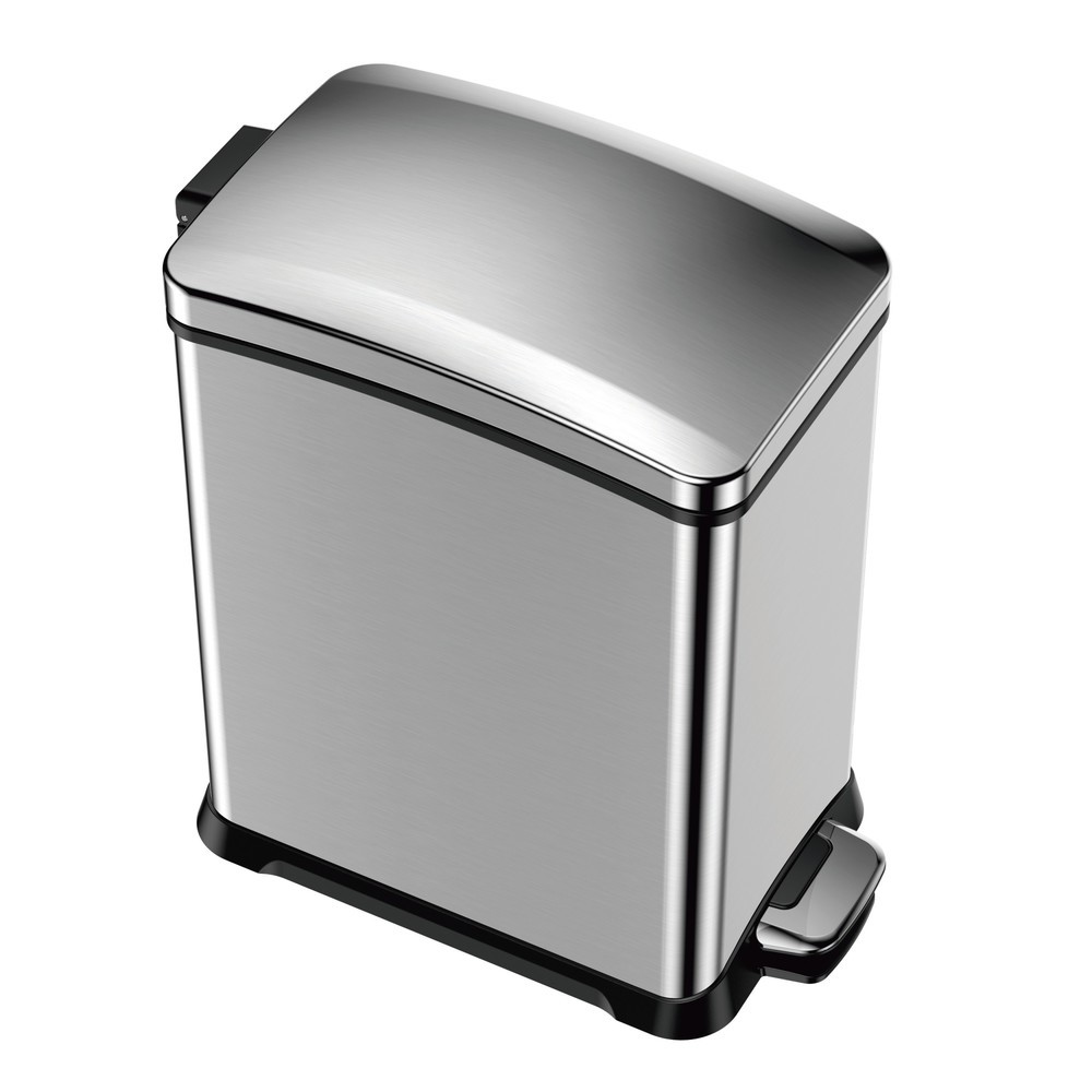 Produktabbildung Nr. 4: EKO Poubelle à pédale New Rejoice, 15 litres, acier inoxydable mat