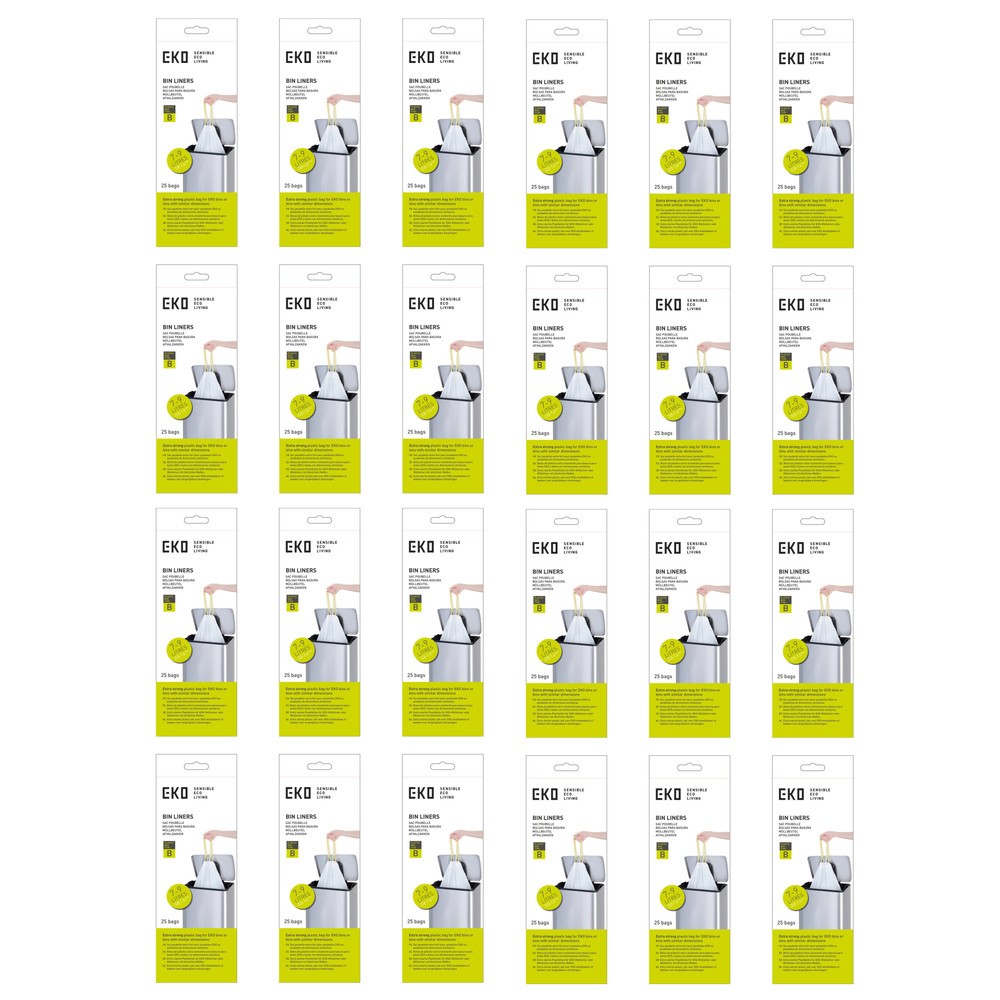 Produktabbildung Nr. 2: EKO Sacs poubelle, blanc, 9 litres, 600 pcs/UV