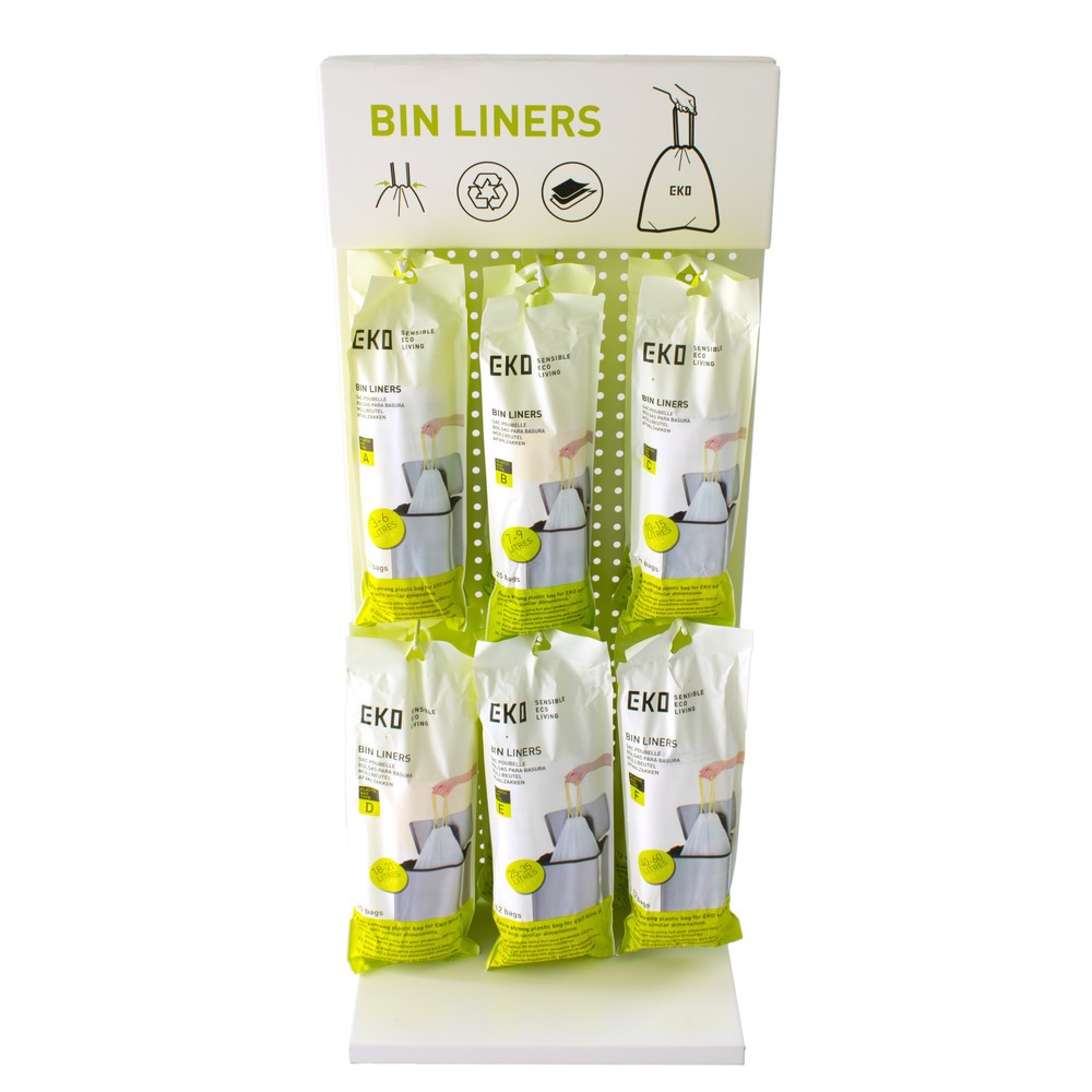 Produktabbildung Nr. 5: EKO Sacs poubelle, blanc, 9 litres, 600 pcs/UV