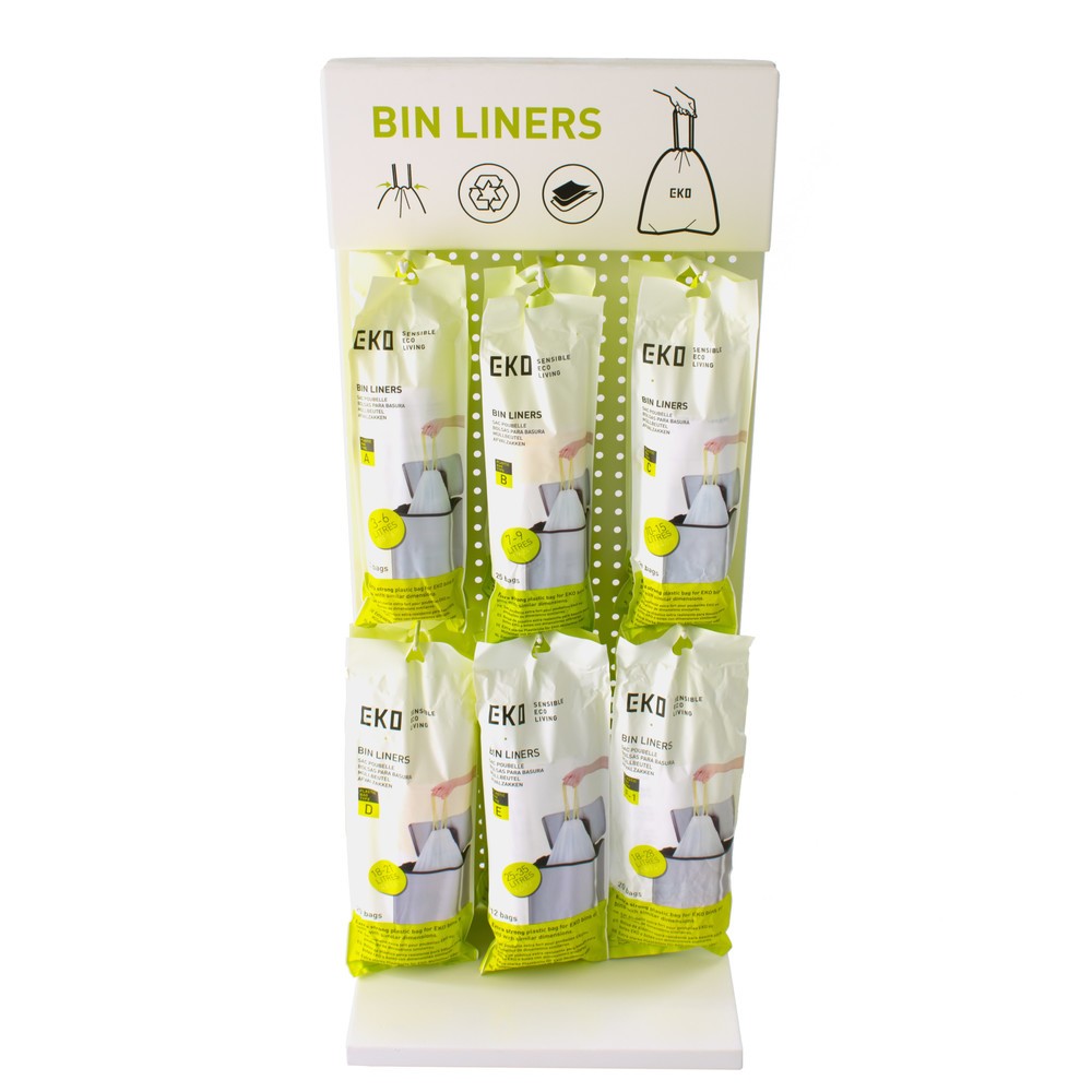 Produktabbildung Nr. 6: EKO Sacs poubelle, blanc, 9 litres, 600 pcs/UV