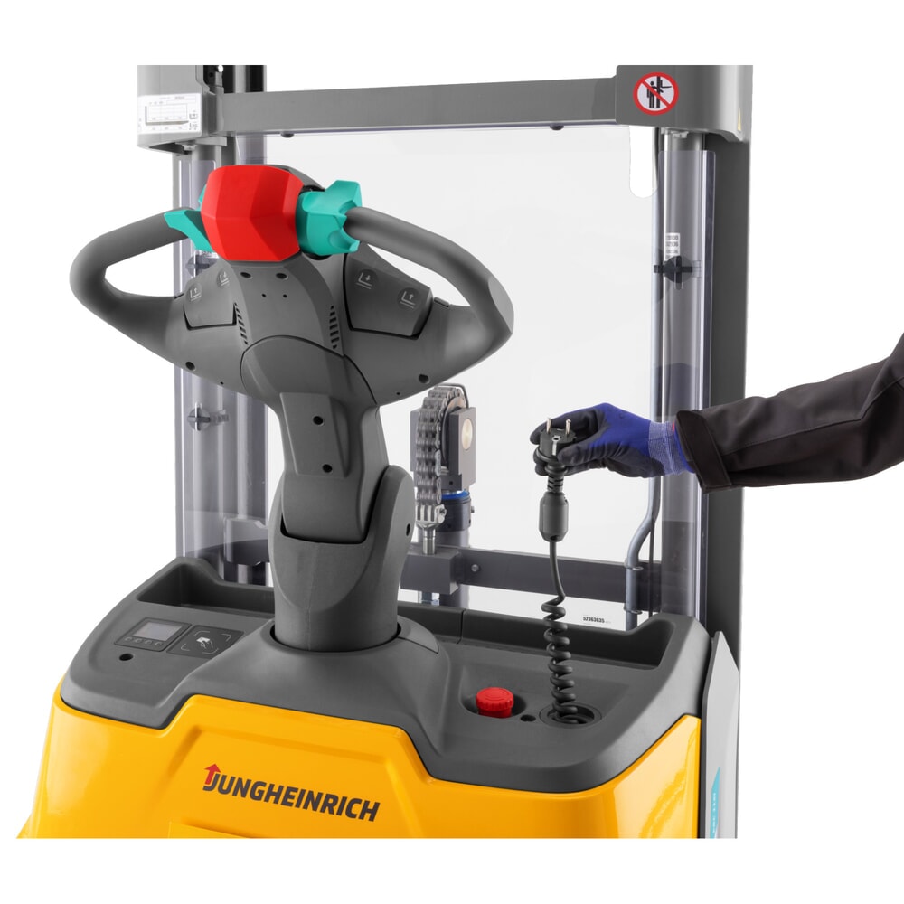 Productafbeelding nr. 3: Jungheinrich elektrische stapelaar ERC 112zi ZT met staplatform, tweevoudige telescoop hefmast, hefhoogte 3.600 mm, draagvermogen 1.200 kg, proportionele hydraulica, duolift