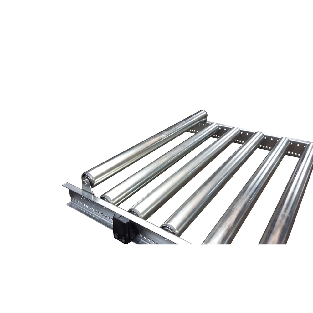 Eindaanslagrol voor BLUME kleine en lichte rollenbanen, baanbreedte 800 mm Product afbeelding: Eindaanslagrol voor BLUME kleine en lichte rollenbanen, baanbreedte 800 mm