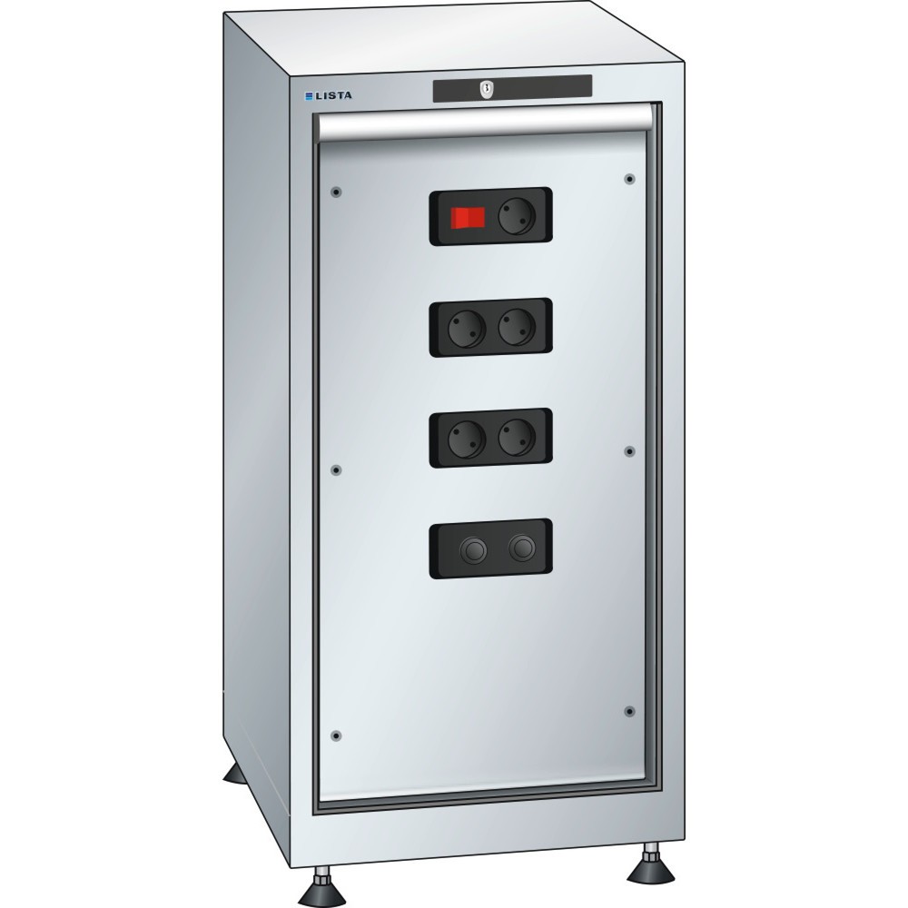 Product afbeelding: Energiemodulekast LISTA 18x36E, (bxdxh) 411x725x850 mm, type D / geaard, lichtgrijs