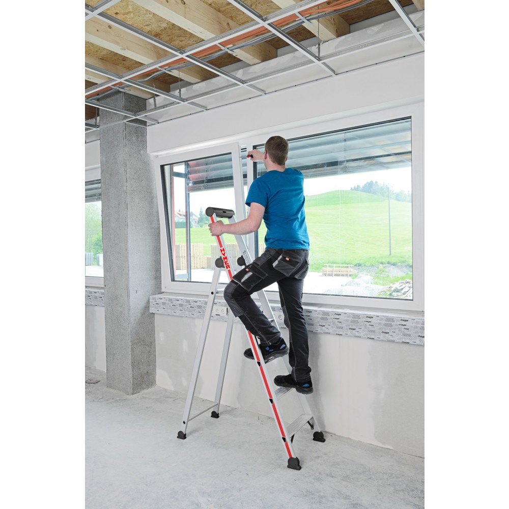 Produktabbildung Nr. 4: Escabeau double à marches HYMER, avec plate-forme, hauteur déployée 1,80 m