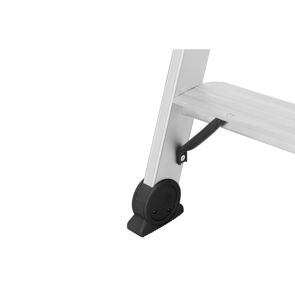 Produktabbildung Nr. 2: Escabeau double à marches HYMER, bilatéral, 2 × 3 échelons, hauteur déployée 0,19 m