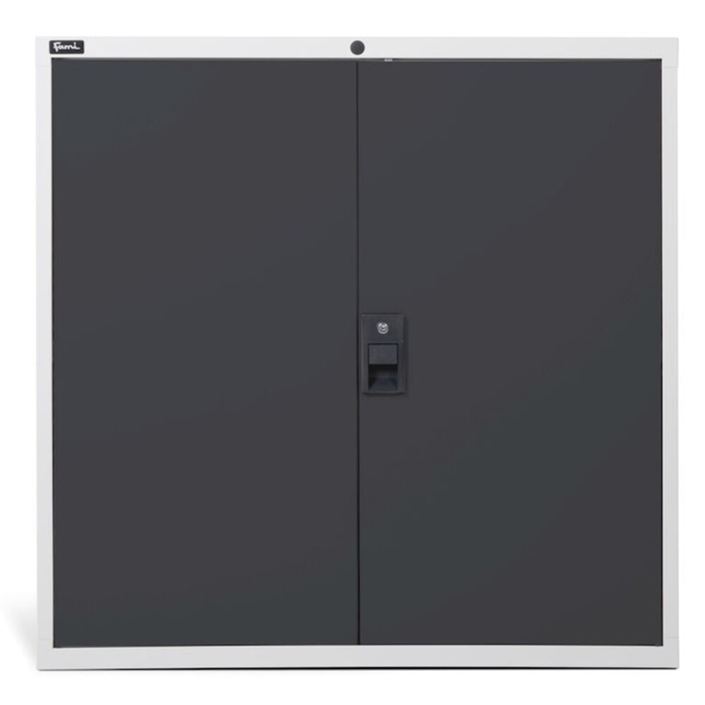 N° de l'image du produit 3 : Fami MASTER Armoire avec portes battantes, HxlxP 1 000 x 1 020 x 726 mm, gris clair, anthracite