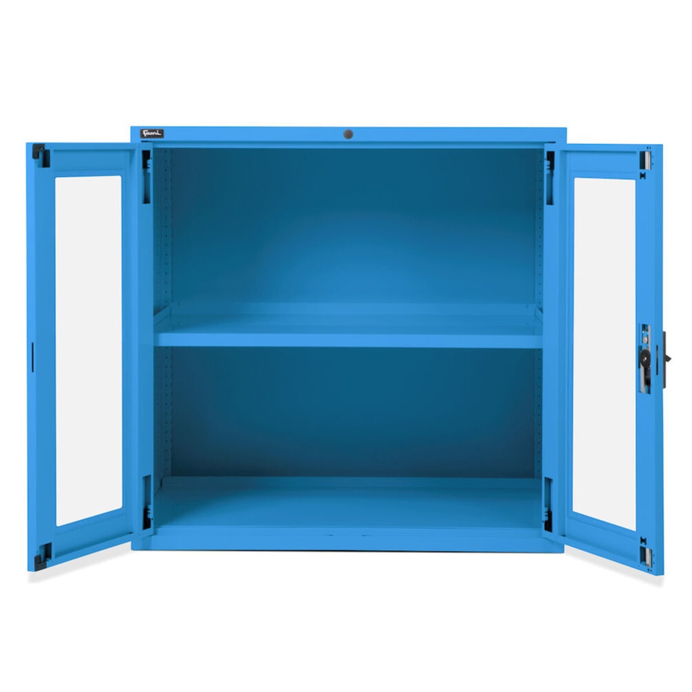 N° de l'image du produit 2 : Fami MASTER Armoire avec portes battantes en polycarbonate, HxlxP 1 000 x 1 020 x 726 mm, bleu clair
