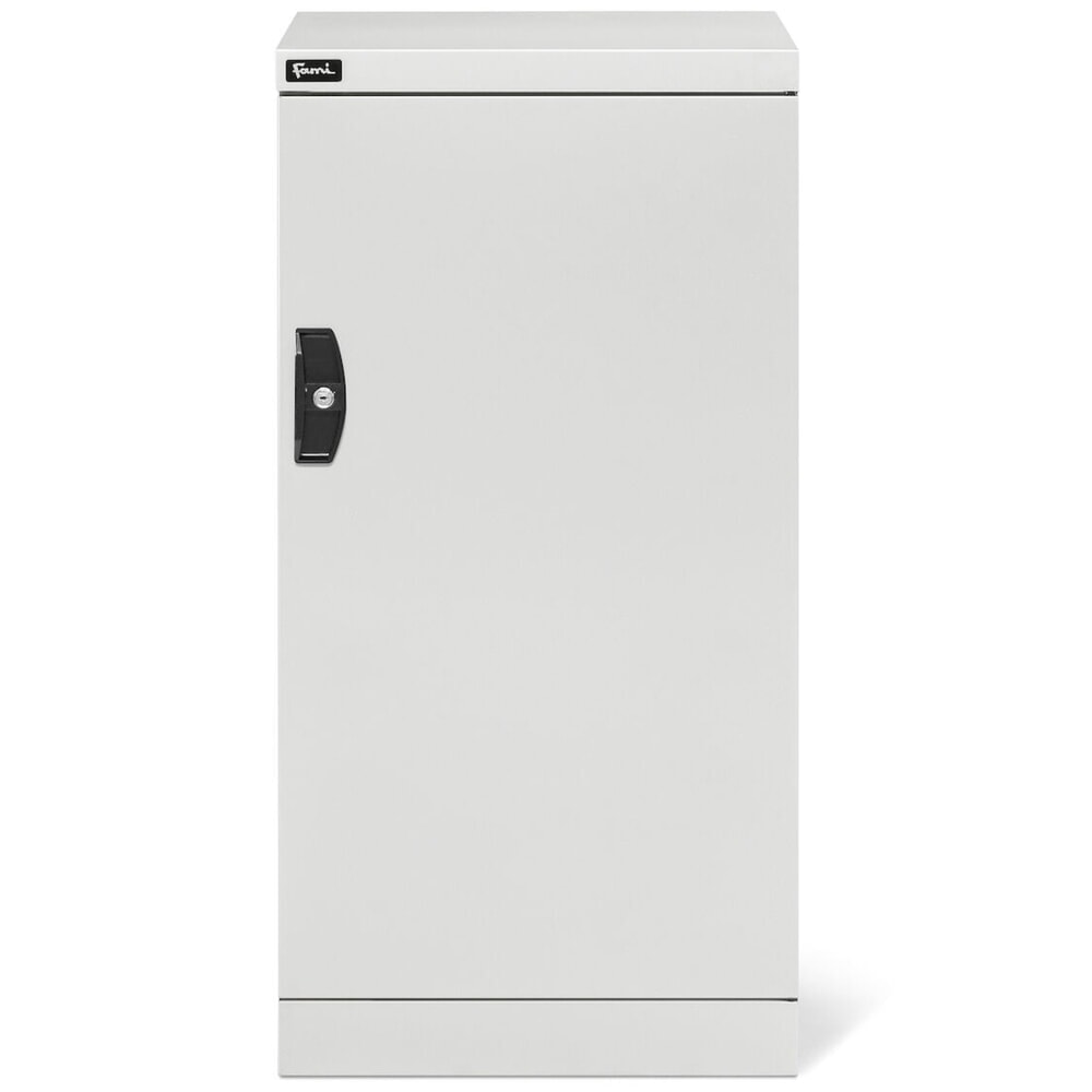N° de l'image du produit 2 : Fami PERFOM Armoire à portes battantes, 1 tiroir, HxlxP 1 000 x 512 x 555 mm, gris clair