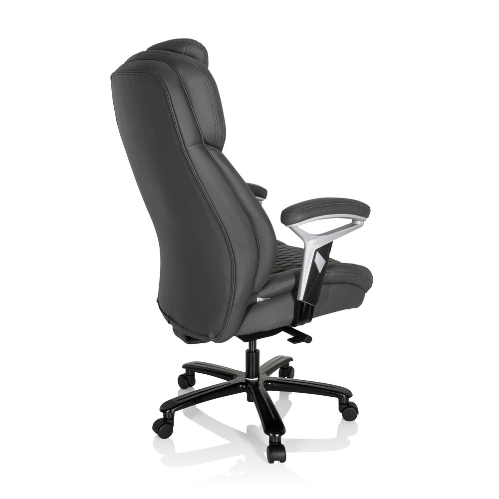 Produktabbildung Nr. 4: Fauteuil de direction hjh OFFICE PULLMANN similicuir, gris mat