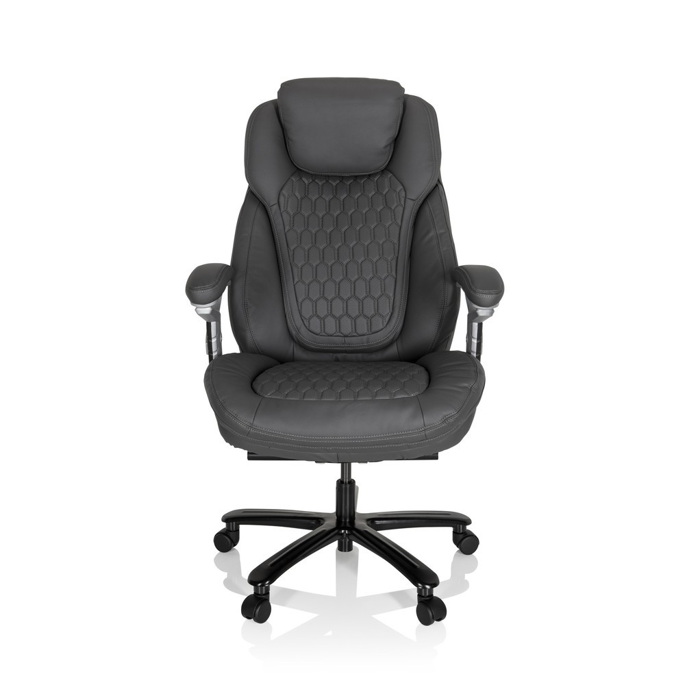Produktabbildung Nr. 1: Fauteuil de direction hjh OFFICE PULLMANN similicuir, gris mat