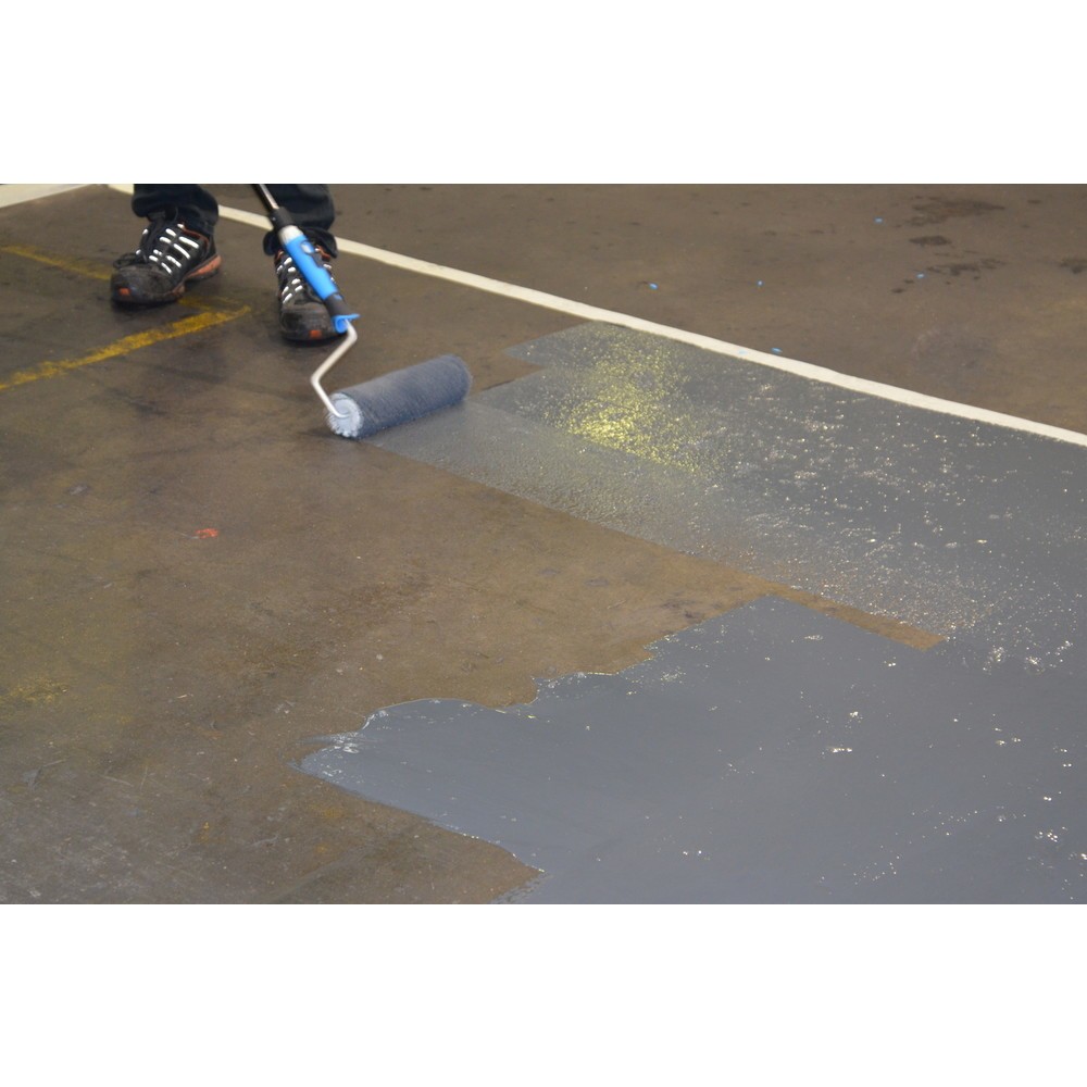 N° de l'image du produit 2 : A.M.P.E.R.E. Peinture de marquage au sol Traffic Floor Paint, 5 l, jaune