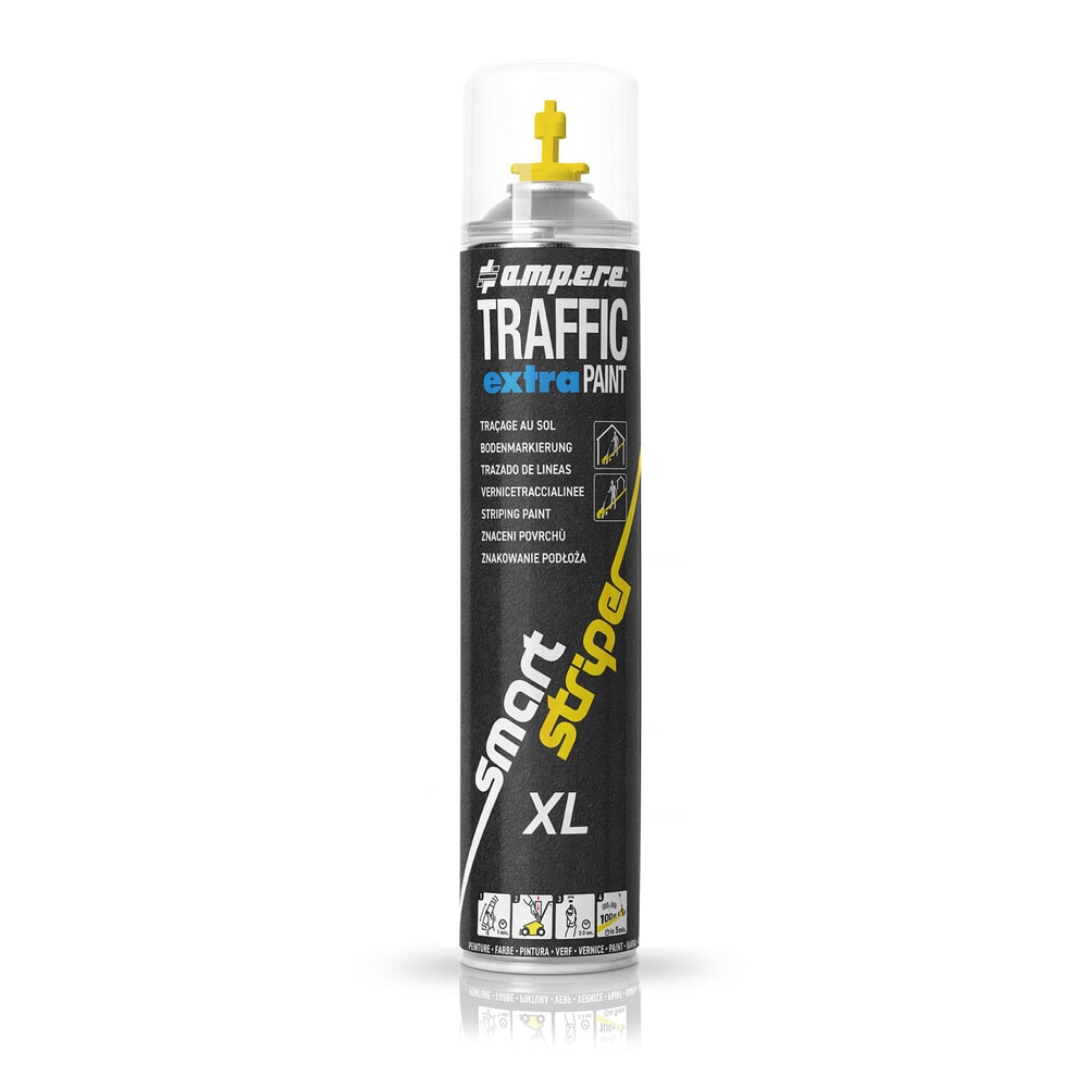 Illustration du produit: A.M.P.E.R.E. Peinture de marquage TRAFFIC extra Paint® XL 0,75 l, jaune