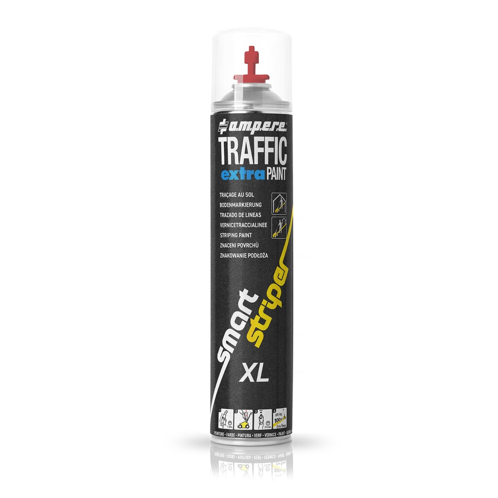 A.M.P.E.R.E. Peinture de marquage TRAFFIC extra Paint® XL 0,75 l, rouge Illustration du produit: A.M.P.E.R.E. Peinture de marquage TRAFFIC extra Paint® XL 0,75 l, rouge