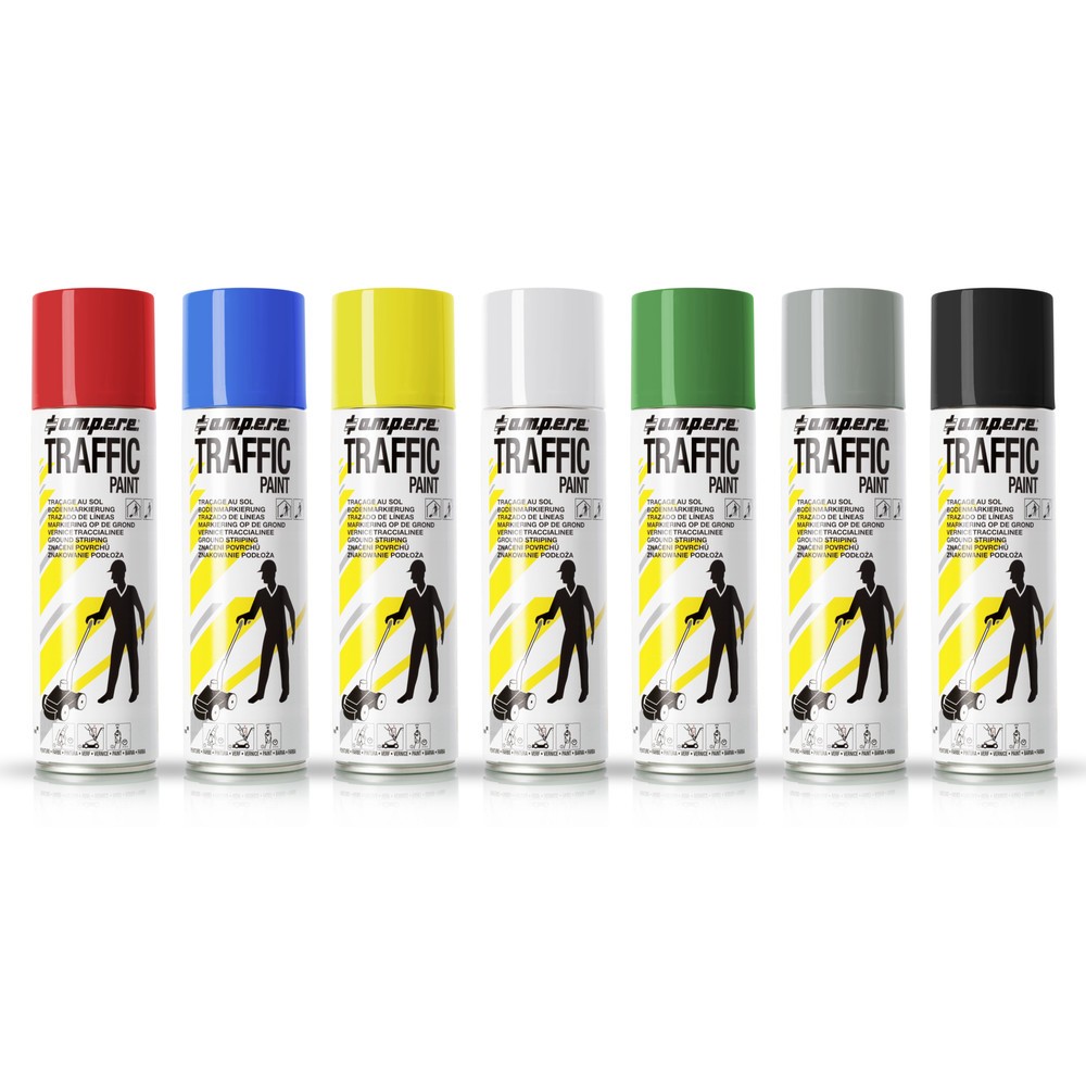 N° de l'image du produit 4 : A.M.P.E.R.E. Peinture de marquage TRAFFIC 0,5 l, bleu