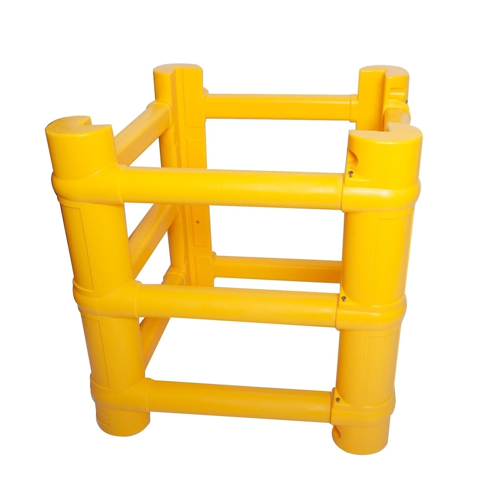 Illustration du produit: A.M.P.E.R.E. Protection contre les chocs pour colonnes Universal Rack Mammut®, découpable sur mesures, hauteur 1 000 mm, pour colonnes de dimensions lxP 200 x 200 mm