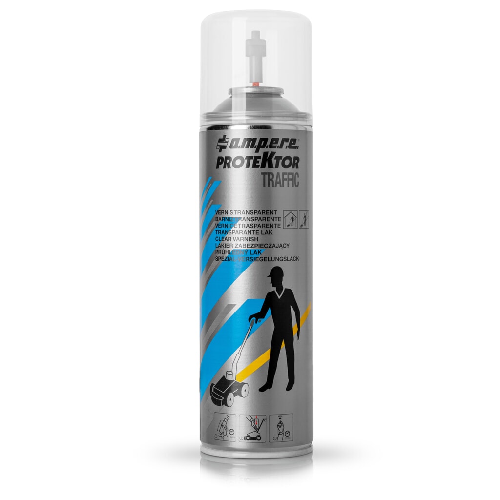 A.M.P.E.R.E. Vernis de vitrification TRAFFIC Protektor, vernis de vitrification, incolore Illustration du produit: A.M.P.E.R.E. Vernis de vitrification TRAFFIC Protektor, vernis de vitrification, incolore