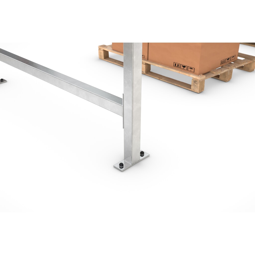 Abri wsm®, 1 côté, module de base, H x l x P 2 360 x 2 250 x 2 200 mm, galvanisé N° de l'image du produit 3 : Abri wsm®, 1 côté, module de base, H x l x P 2 360 x 2 250 x 2 200 mm, galvanisé