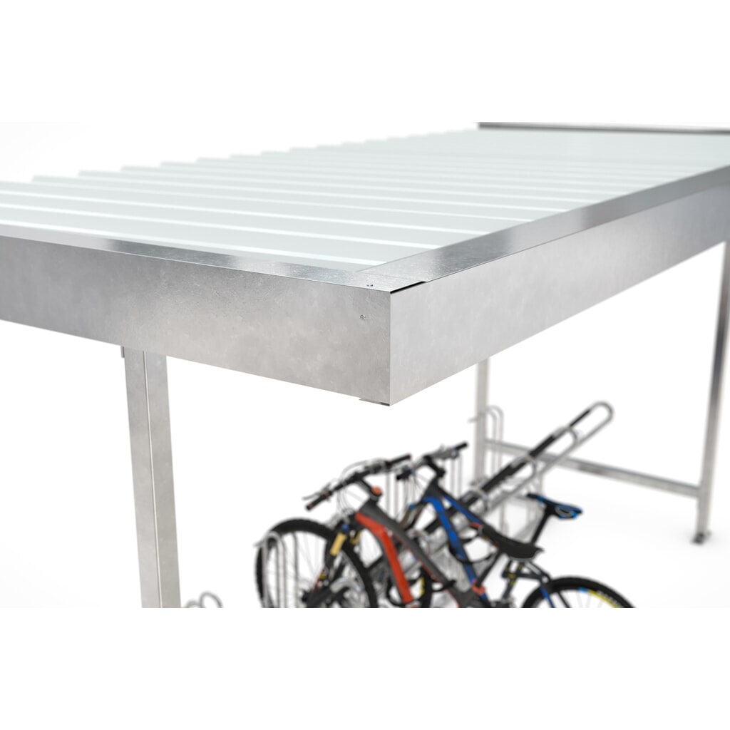 Abri wsm®, 1 côté, module de base, H x l x P 2 360 x 2 250 x 2 200 mm, galvanisé N° de l'image du produit 6 : Abri wsm®, 1 côté, module de base, H x l x P 2 360 x 2 250 x 2 200 mm, galvanisé
