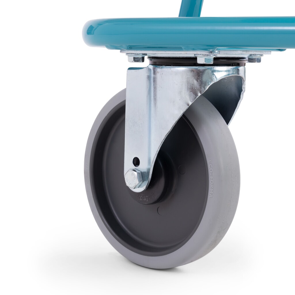 N° de l'image du produit 2 : Diable pour bouteilles en acier Ameise®, pour 2 bouteilles de 40-50 litres, roue stabilisatrice, bandage plein