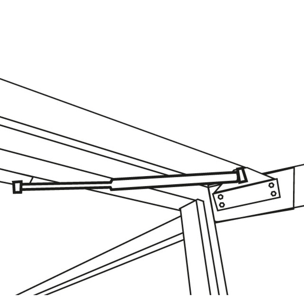 Amortisseur en guise de support de porte et de protection contre le vent, avec porte à double battant ouverte N° de l'image du produit 2 : Amortisseur en guise de support de porte et de protection contre le vent, avec porte à double battant ouverte