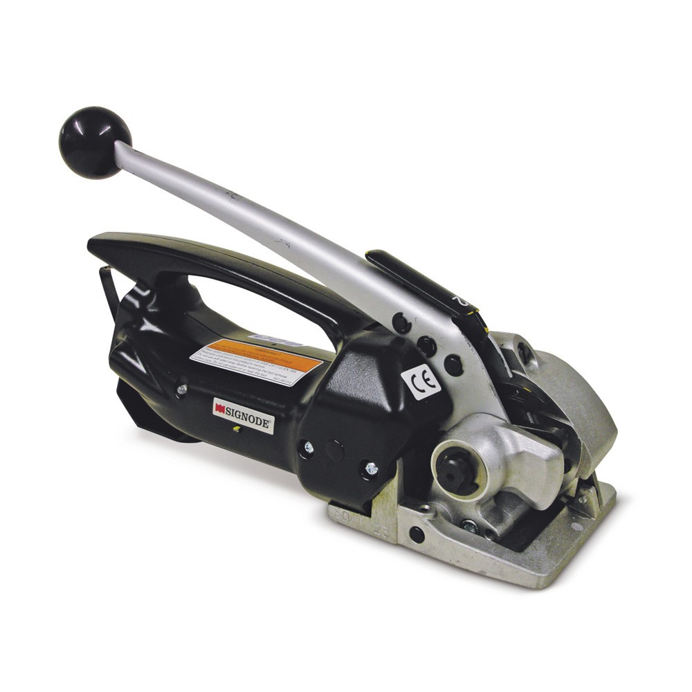 N° de l'image du produit 1 : Appareil de cerclage manuel Confort pour feuillards en PET, sans douille, pour largeur de feuillard 13, 16 et 19 mm